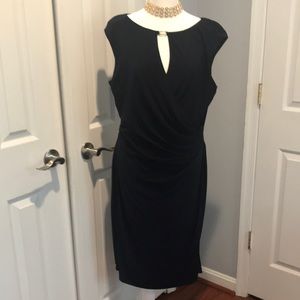 Ralph Lauren Navy Dress with keyhole detail